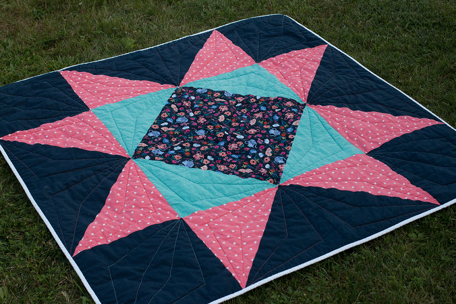 Addy’s crib quilt – Blogger’s Quilt Festival