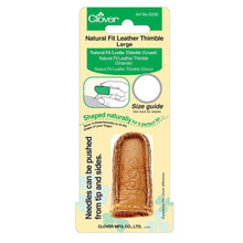 Load image into Gallery viewer, Natural Fit Leather Thimble